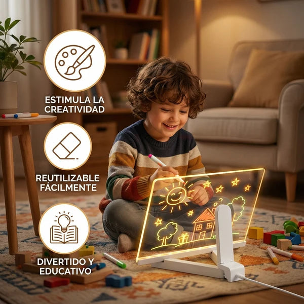 Pizarra Magica LED para niños