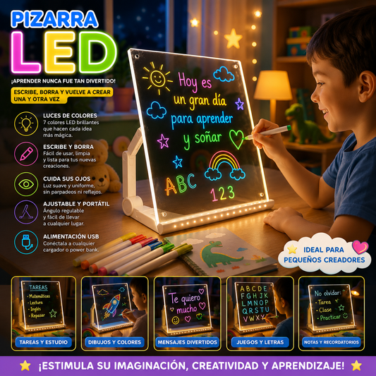 Pizarra Magica LED para niños
