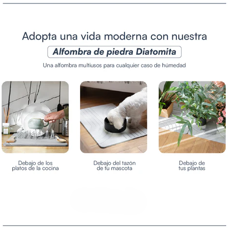 ALFOMBRA DE PIEDRA DIATOMITA😱😱😱😱 Pies secos en segundos. / 1 + 1 GRATIS✔️