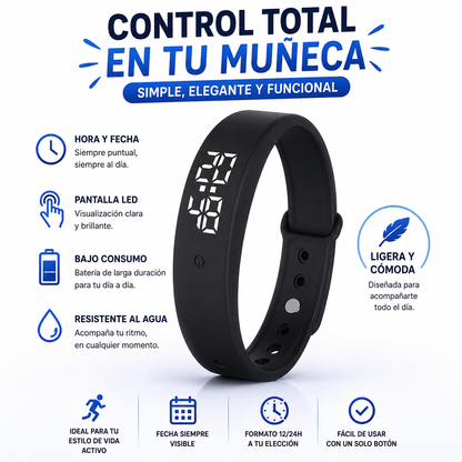 PulseSync™ SmartBand - "Pequeña por fuera. Inteligente por dentro." + 🎁✨ ¡1 Regalo GRATIS! 🎉