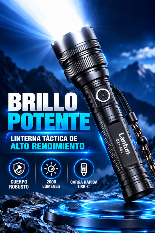 PowerBeam™ 5 EN 1 — La linterna táctica que lo tiene todo en una sola herramienta.