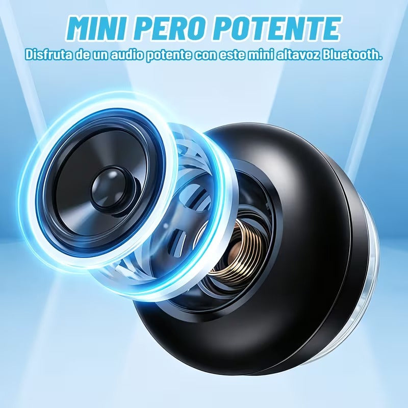 AquaBeat™ — Parlante Bluetooth para Ducha con Luz LED